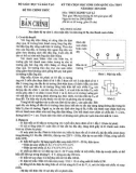 Đề thi học sinh giỏi Quốc gia THPT môn Vật lí năm 2019-2020 - Bộ GD&ĐT (Thực hành)