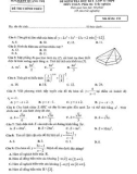 Đề thi học kì 1 môn Toán 12 năm 2017- 2018 có đáp án - Sở GD&ĐT Quảng Trị - Mã đề 132
