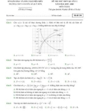 Đề thi thử THPTQG môn Toán lần 1 năm 2020 - THPT Chuyên Lê Quý Đôn