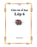 Giáo án số học lớp 6 - Thạch Danh On