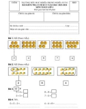 Đề thi học kì 1 môn Toán lớp 1 năm 2023-2024 - Trường Tiểu học Nghĩa Trung - Nghĩa Hưng