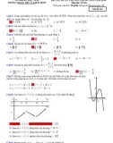 Đề tập huấn thi THPT Quốc gia năm 2018 môn Toán - Sở GD&ĐT Bắc Ninh - Mã đề 116