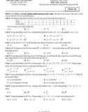 Đề thi giữa học kì 2 môn Toán lớp 10 năm 2023-2024 có đáp án - Trường THPT Tân Yên 1, Bắc Giang
