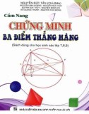 Cẩm nang Toán: Chứng minh 3 điểm thẳng hàng: Phần 1