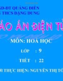 HOÁ HỌC TÍNH CHẤT HOÁ HỌC CỦA KIM LOẠI