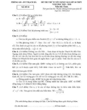 Đề thi thử vào lớp 10 môn Toán năm 2023-2024 có đáp án - Phòng GD&ĐT Thạch Hà, Hà Tĩnh