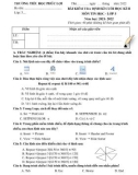 Đề kiểm tra học kì 2 môn Tin học lớp 5 năm 2021-2022 - Trường Tiểu học Phúc Lợi