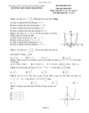 Đề thi HK 1 môn Toán lớp 12 năm 2016-2017 - THPT Thiên Hộ Dương
