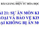 Slide bài Sự ăn mòn kim loại và bảo vệ kim loại - Hóa 9 - GV.Phạm V.Minh