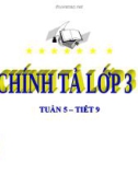 Bài giảng môn Tiếng Việt lớp 3 năm học 2010-2011 - Tuần 5: Chính tả Người lính dũng cảm (Trường Tiểu học Thạch Bàn B)