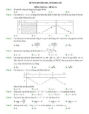 Bộ đề ôn tập kiểm tra cuối học kì 1 môn Toán lớp 12