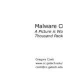 MALWARE CINEMA A PICTURE IS WORTH A THOUSAND PACKETS