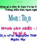 Giáo án điện tử tiểu học: Hình học lớp 2