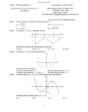 Bộ đề kiểm tra cuối học kì 1 môn Toán lớp 12 năm 2021-2022 - Trường THPT Thuận Thành số 1