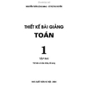 Toán 1 - Thiết kế bài giảng Tập 2