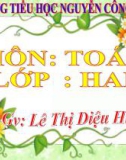 Giáo án toán lớp 2: 35 + 16 = ?