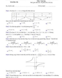 Đề thi thử tốt nghiệp THPT năm 2021 môn Toán có đáp án - Trường THPT Đồng Đậu (Lần 3)