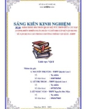 Sáng kiến kinh nghiệm THPT: Khai thác bài toán quan hệ tức thời giữa các đại lượng biến thiên tuần hoàn và đồ thị cấp độ vận dụng và vận dụng cao trong chương trình Vật lí 12 - THPT