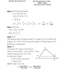 Đề thi tuyển sinh vào lớp 6 môn Toán trường THCS Thắng Lợi