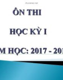 Bài giảng Ôn thi học kỳ I toán 7 năm học 2017-2018: Đề 1