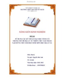 Sáng kiến kinh nghiệm THPT: Sử dụng các kỹ thuật dạy học tích cực trong chủ đề Địa lý tự nhiên Việt Nam nhằm tạo hứng thú cho học sinh môn học Địa lý 12