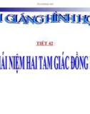 Bài giảng Toán 8: Khái niệm hai tam giác đồng dạng