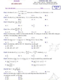 Đề thi giữa học kì 2 môn Toán lớp 11 năm 2022-2023 có đáp án - Trường THPT Tuy Phong