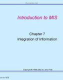 Lecture Management information systems: Solving business problems with information technology – Chapter 7