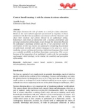 Context based learning: A role for cinema in science education