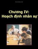 Bài giảng Chương 4: Hoạch định nhân sự