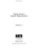 Digital Cinema System Requirements: Release 2.1