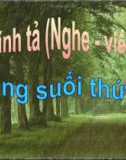 Giáo án điện tử môn Tiếng Việt lớp 3 - Tuần 34: Chính tả Dòng suối thức