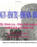 Bài giảng Hình trụ - Diện tích xung quanh và thể tích của hình trụ