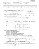 Đề kiểm tra 1 tiết Đại số Giải tích 11 chương 1 năm 2017-2018 có đáp án - Trường THPT Quốc Oai