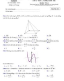 Đề khảo sát chất lượng môn Toán năm 2020-2021 - Sở GD&ĐT Nghệ An - Mã đề 101