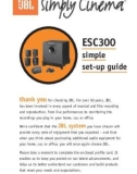 ESC300 simple set-up guide