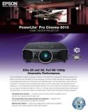 PowerLite® Pro Cinema 6010 HOME THEATER PROjEcTOR