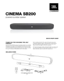 CINEMA SB200 powered soundbar speaker