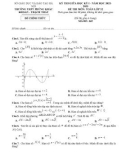 Đề thi giữa học kì 1 môn Toán lớp 12 năm 2022-2023 - Trường THPT Phùng Khắc Khoan - Thạch Thất (Mã đề 345)