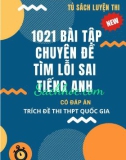 1021 bài tập tìm lỗi sai tiếng Anh (Có đáp án)