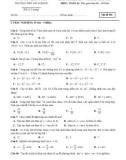 Đề thi học kì 1 môn Toán lớp 11 năm 2022-2023 có đáp án - Trường THPT Hồ Nghinh, Quảng Nam