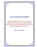 Sáng kiến kinh nghiệm THPT: Giúp học sinh phát triển năng lực vận dụng kiến thức để giải quyết các vấn đề thực tiễn thông qua dạy học theo định hướng giáo dục STEM phần axit cacboxylic - Hóa học 11