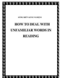 SKKN: How to deal with unfamiliar words in reading