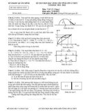 Đề thi chọn học sinh giỏi tỉnh lớp 12 có đáp án: Môn Vật lý - Vòng 1 (Năm học 2012 - 2013)