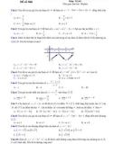 Đề thi minh họa kỳ thi THPT Quốc gia năm 2017 môn Toán - Đề số 046
