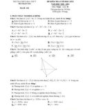 Đề thi học kì 2 môn Toán lớp 11 năm 2022-2023 có đáp án - Trường THPT Giao Thủy, Nam Định