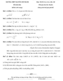 Đề thi giữa học kì 2 môn Toán lớp 11 năm 2023-2024 có đáp án - Trường THPT Nguyễn Chí Thanh, HCM