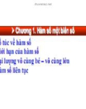 Ôn tập hàm một biến