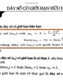 Bài 2: Dãy số có giới hạn hữu hạn