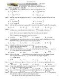 VẬT LÝ 12 THI THỬ ĐẠI HỌC SỐ 17